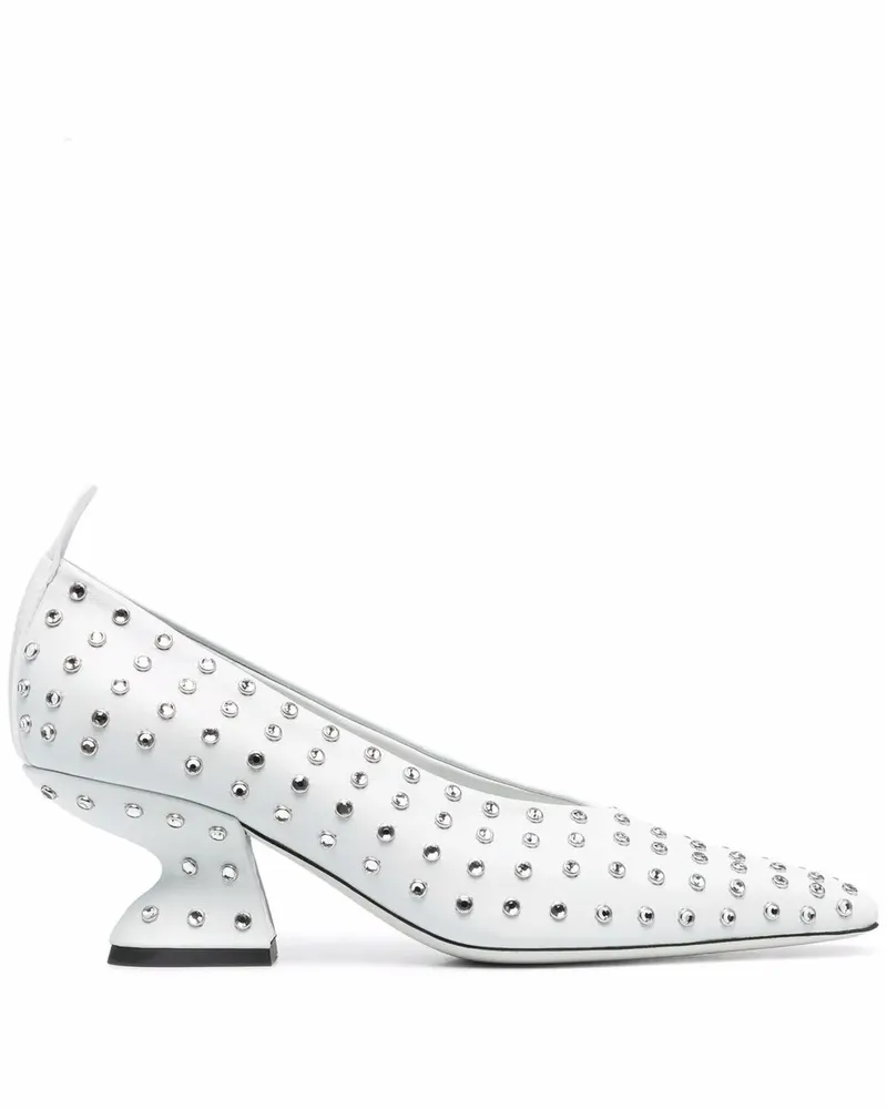 Ferragamo Pumps mit Strass - Blau Blau