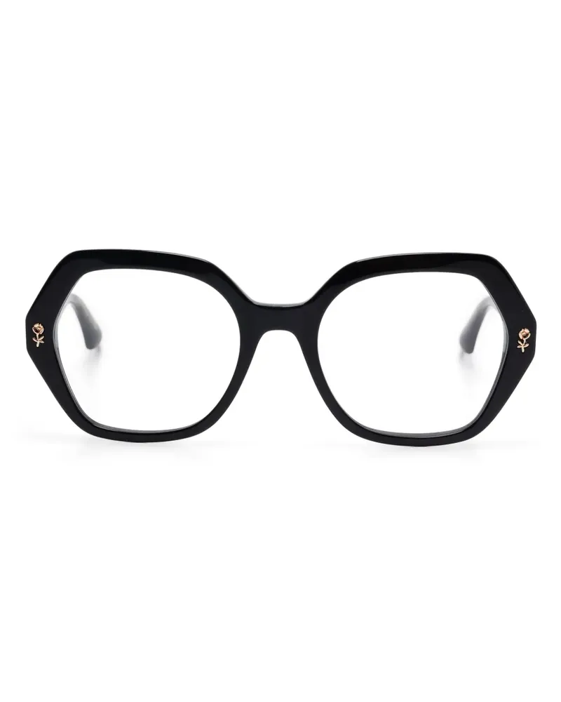 Etro Brille mit geometrischem Gestell - Schwarz Schwarz