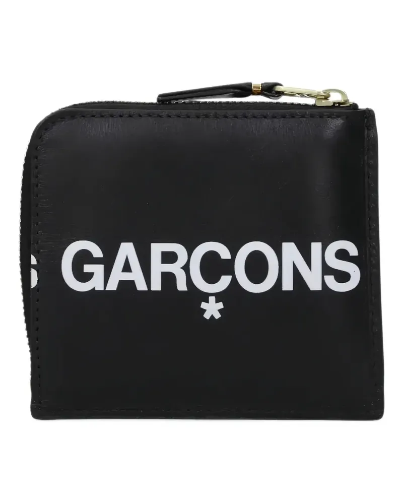 Comme des Garçons Portemonnaie mit Logo-Print - Schwarz Schwarz