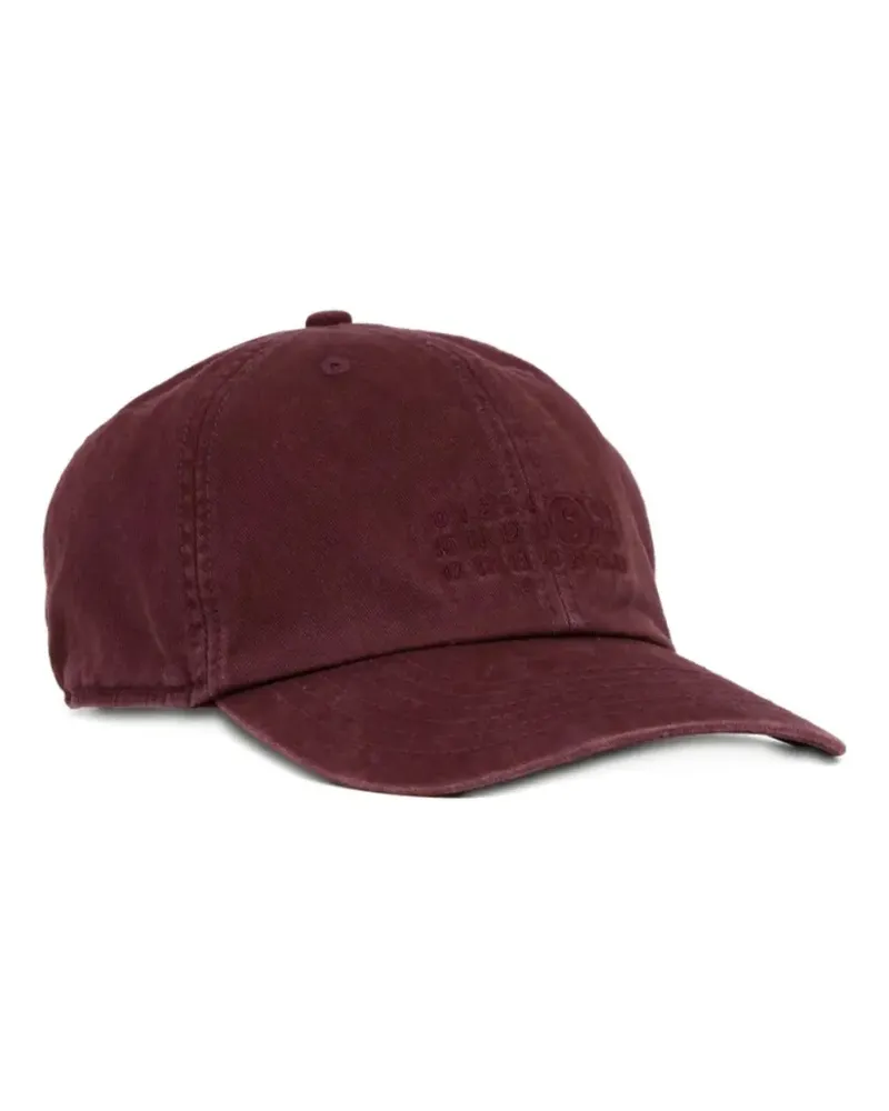 Maison Margiela Baseballkappe aus Baumwolle - Rot Rot