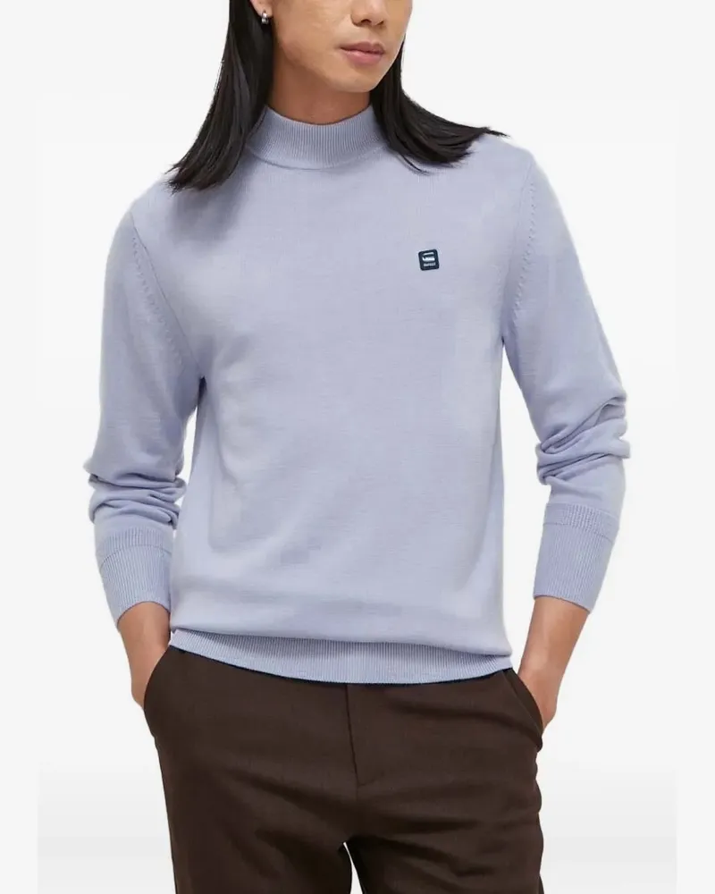 G-STAR RAW Pullover mit Stehkragen - Violett Violett