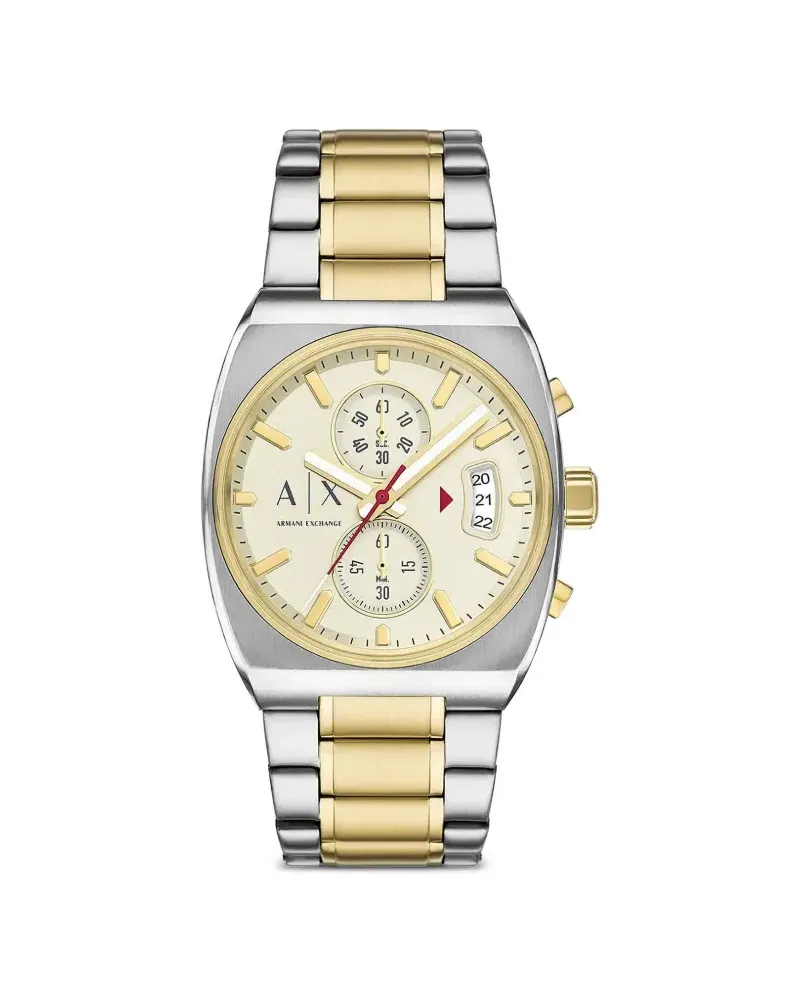 Armani Exchange Eckige Armbanduhr 44mm - Nude Nude