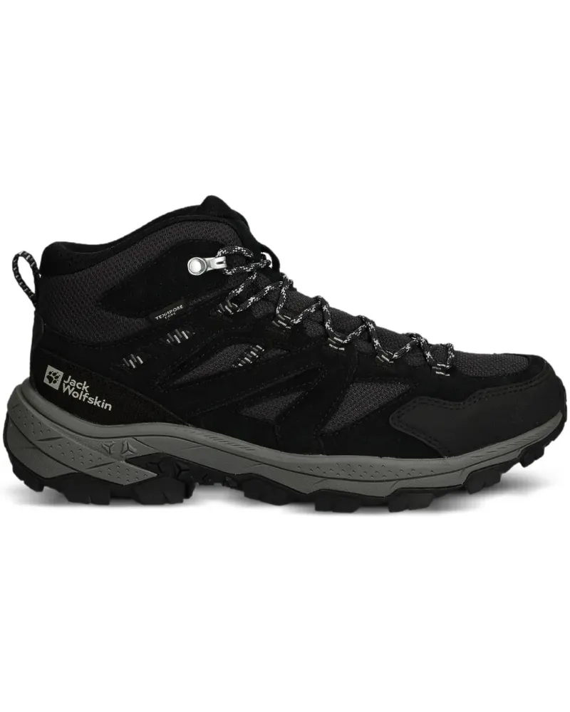 Jack Wolfskin Vojo Tour Texapore Mid lace-up performance sneakers - Schwarz Schwarz
