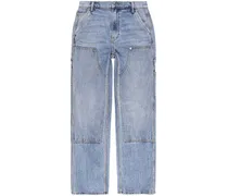 Weite High-Waist-Jeans