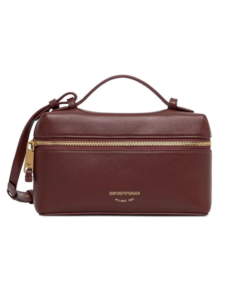 Emporio Armani Umhängetasche mit Logo-Print - Rot Rot