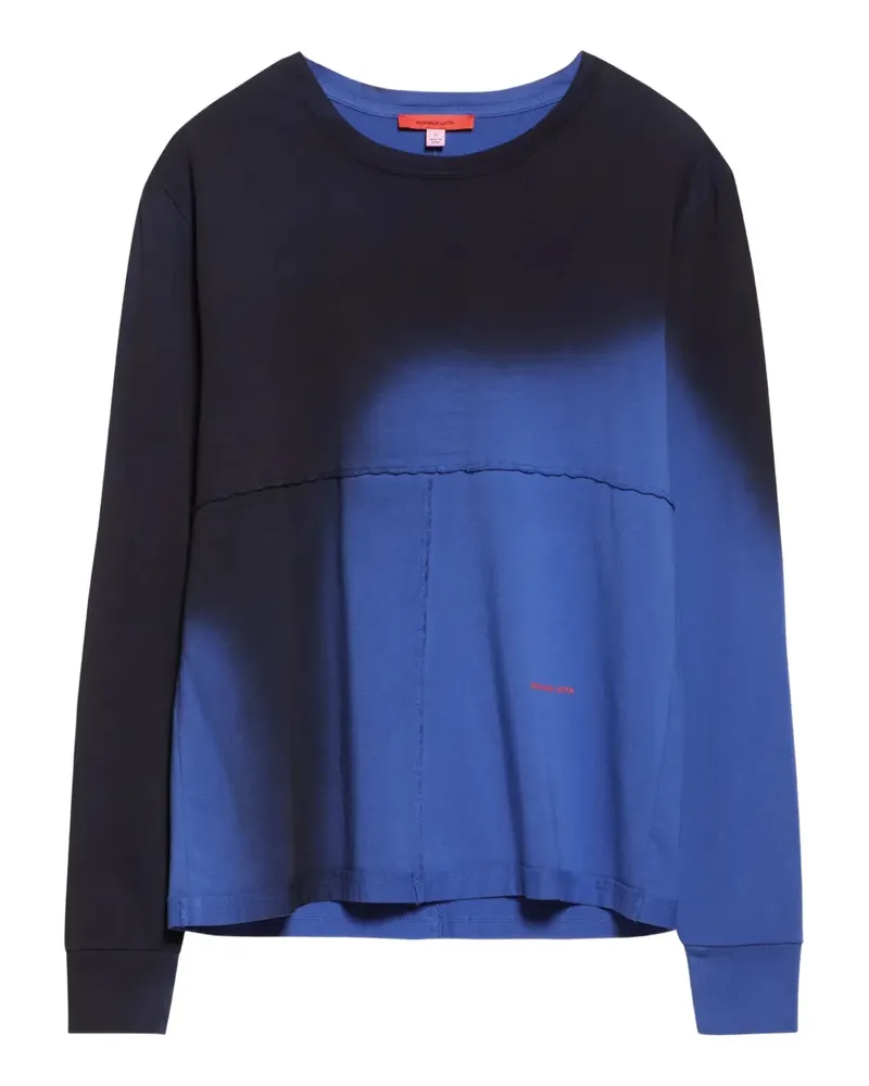 Eckhaus Latta ombre long-sleeve T-shirt - Schwarz Schwarz