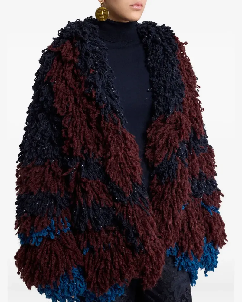Etro wool-blend cardi-coat - Braun Braun