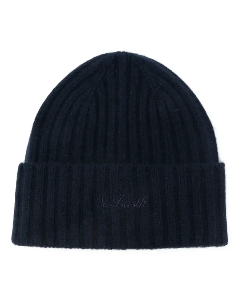MC2 Saint Barth Wengen Beanie aus Kaschmir - Blau Blau