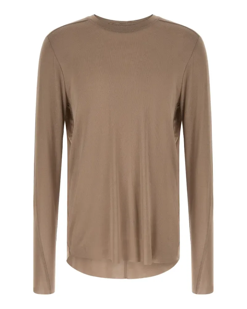 THOM KROM 953 Langarmshirt - Nude Nude