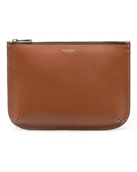 Aspinal of London Ella Clutch Braun