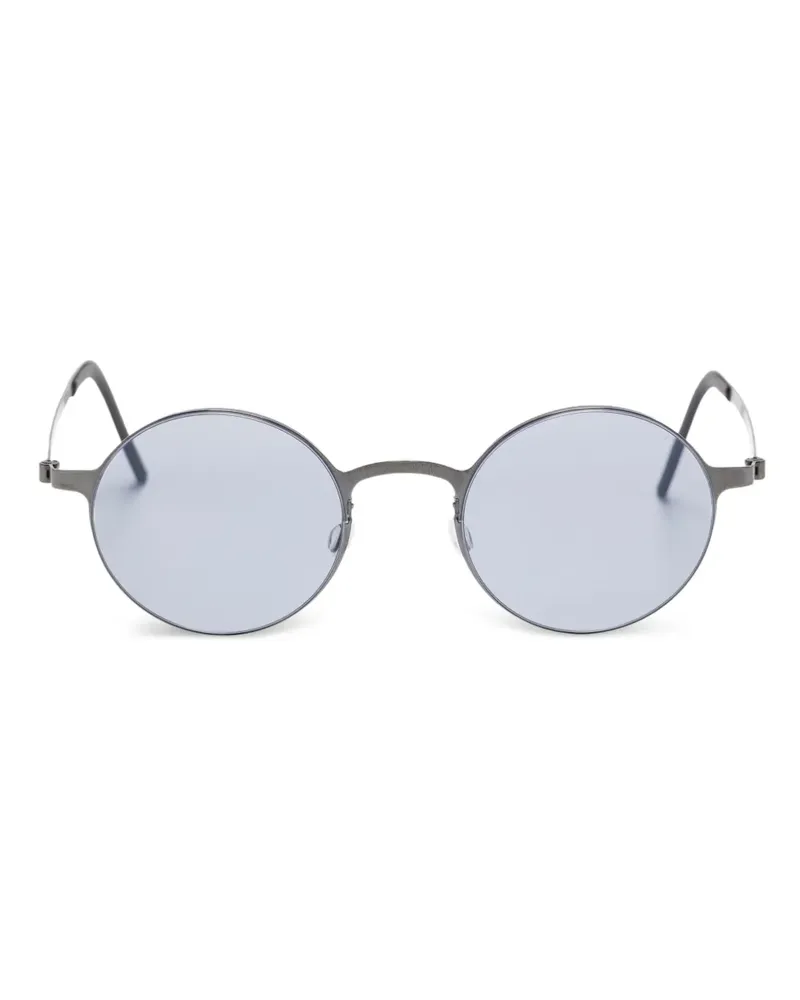 Lindberg Strip Sonnenbrille mit ovalem Gestell - Grau Grau
