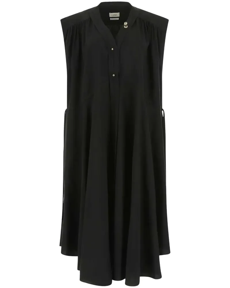 QUIRA Asymmetrisches Kleid - Schwarz Schwarz