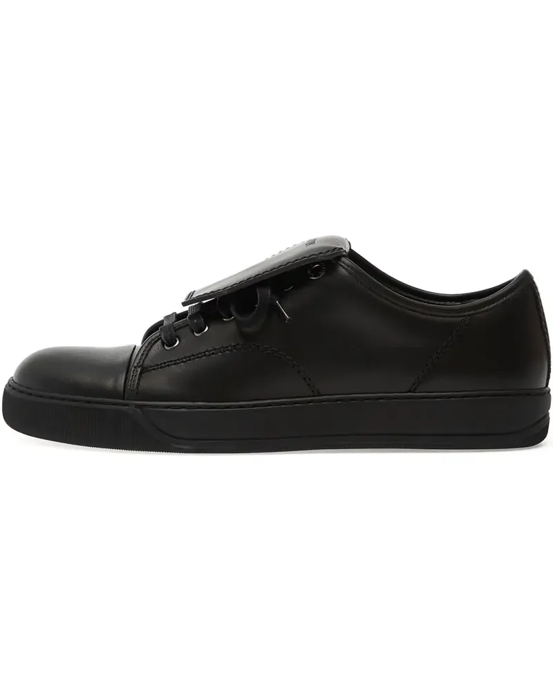 Lanvin DBB1 flap leather sneakers - Schwarz Schwarz