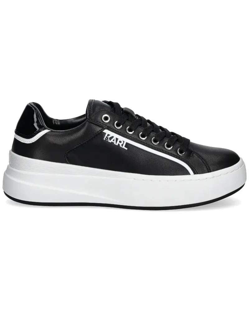 Karl Lagerfeld Kronos Lo Lace Sneakers - Schwarz Schwarz