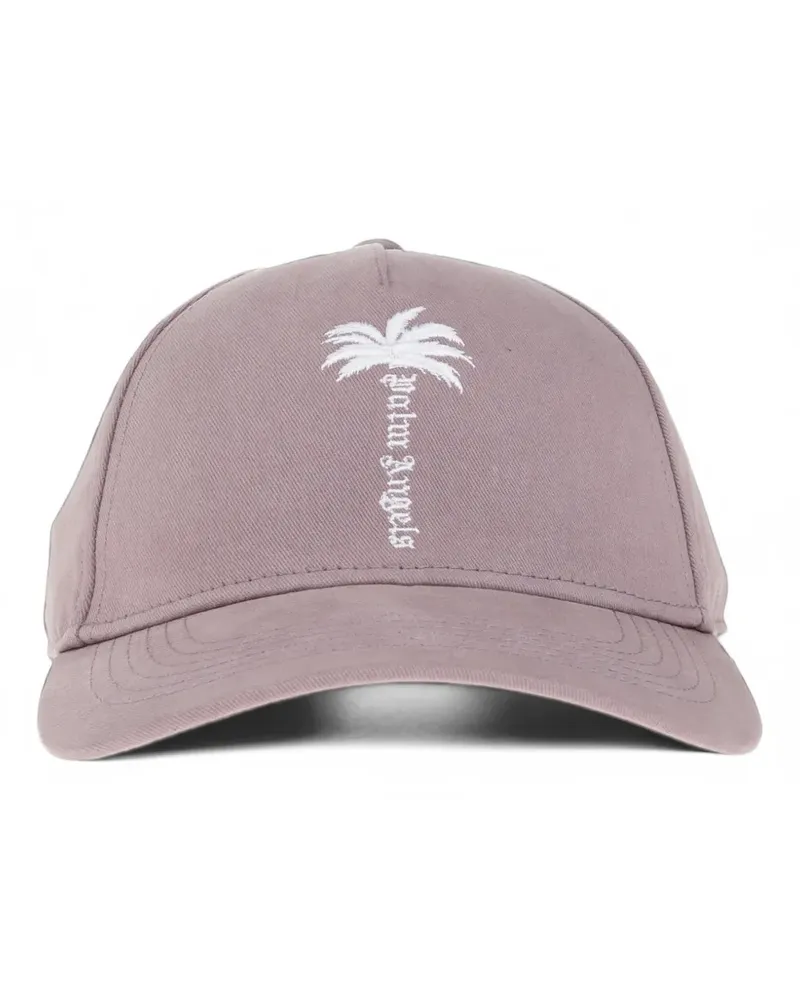 Palm Angels Baseballkappe mit Logo-Stickerei - Violett Violett