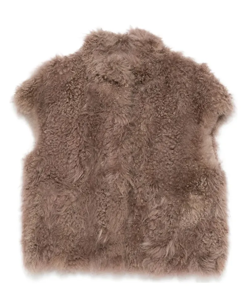 Simonetta Ravizza Ärmellose Jacke - Braun Braun