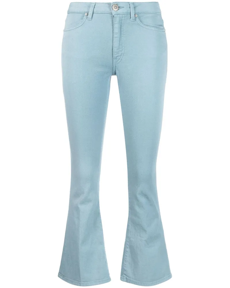 Dondup Bootcut-Jeans mit Logo - Blau Blau