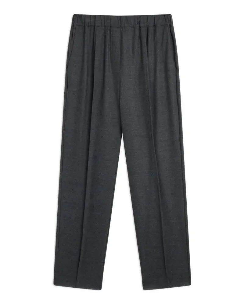 Semicouture Alfie elasticated pressed-crease trousers - Grau Grau