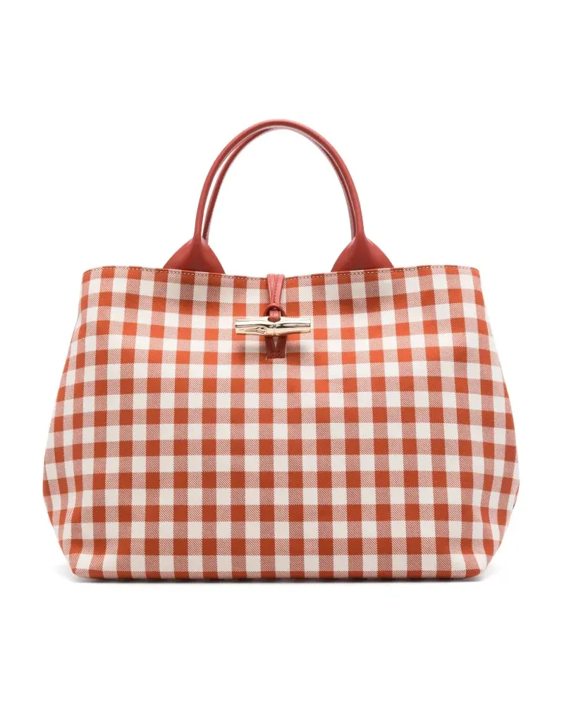 Longchamp Großer Roseau Shopper - Braun Braun
