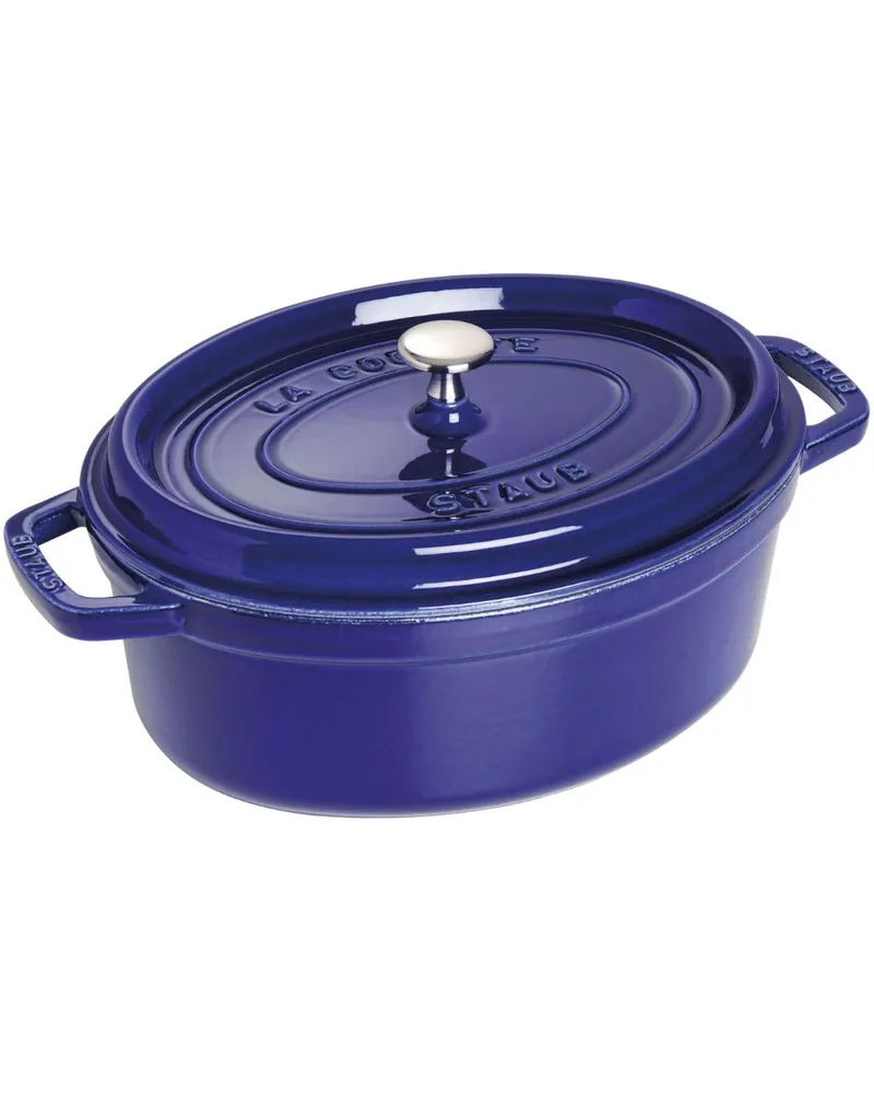 Staub Ovale Cocotte Pfanne - Blau Blau
