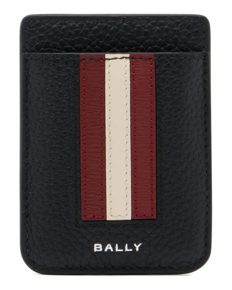 Bally Kartenetui aus strukturiertem Leder - Schwarz Schwarz