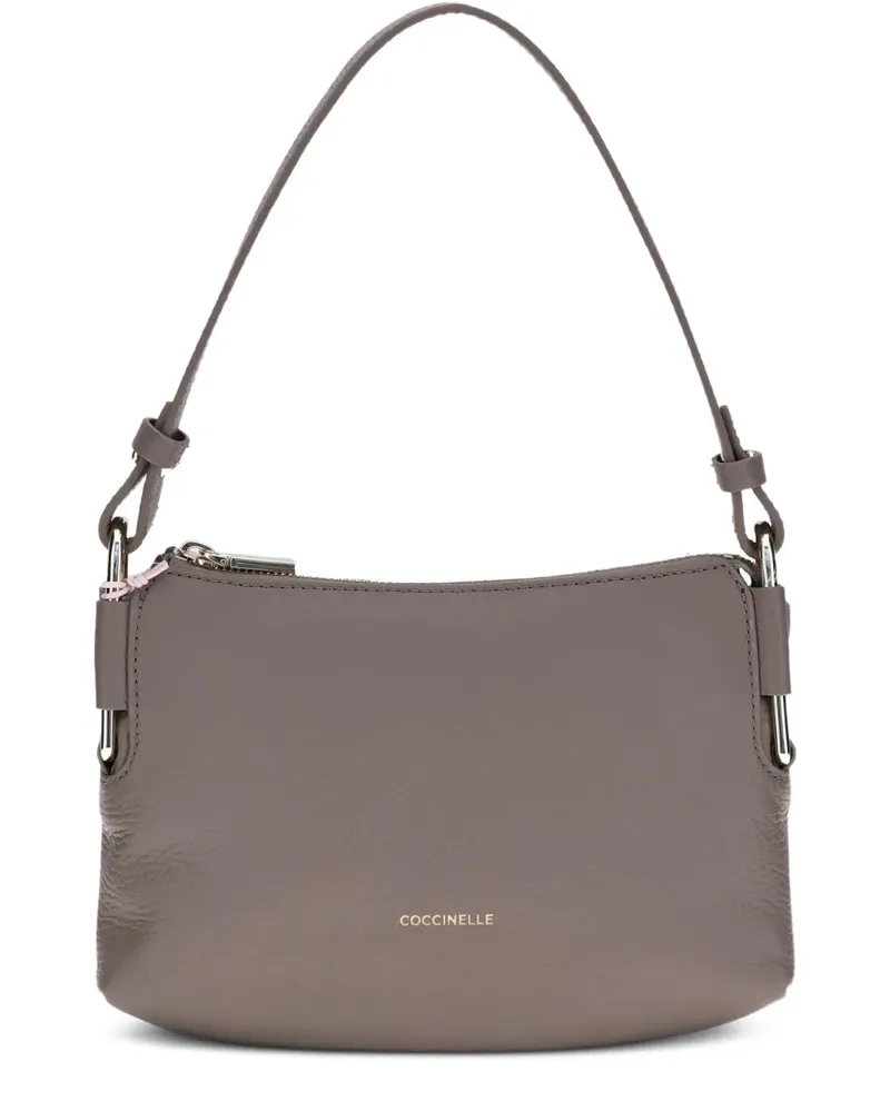 Coccinelle Rebekka Schultertasche mit Reißverschluss - Braun Braun