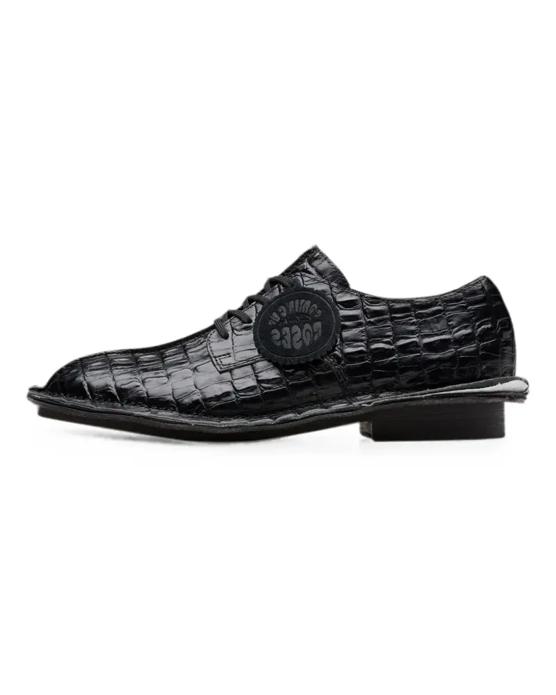 Clarks Martine Rose croc-effect Derby shoes - Schwarz Schwarz