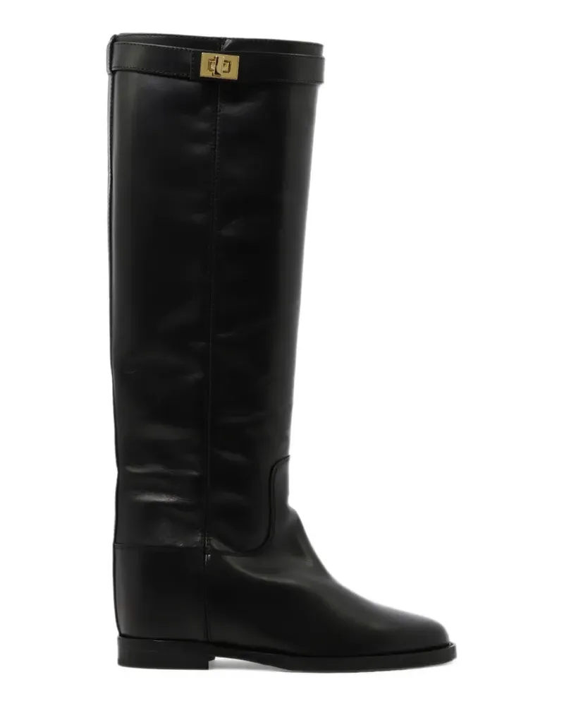 Via Roma 15 Stiefel mit Schnallenverschluss - Schwarz Schwarz