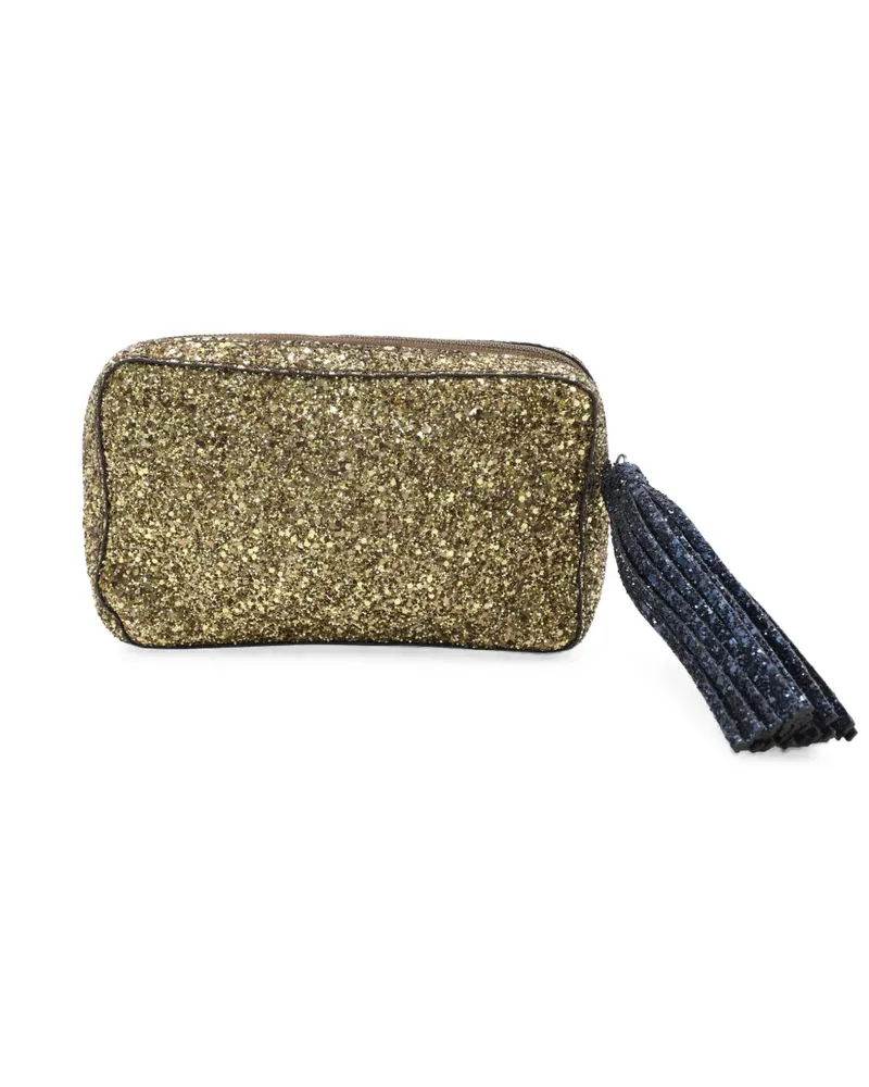 Anya Hindmarch Twinkle Clutch mit Quaste - Gold Gold