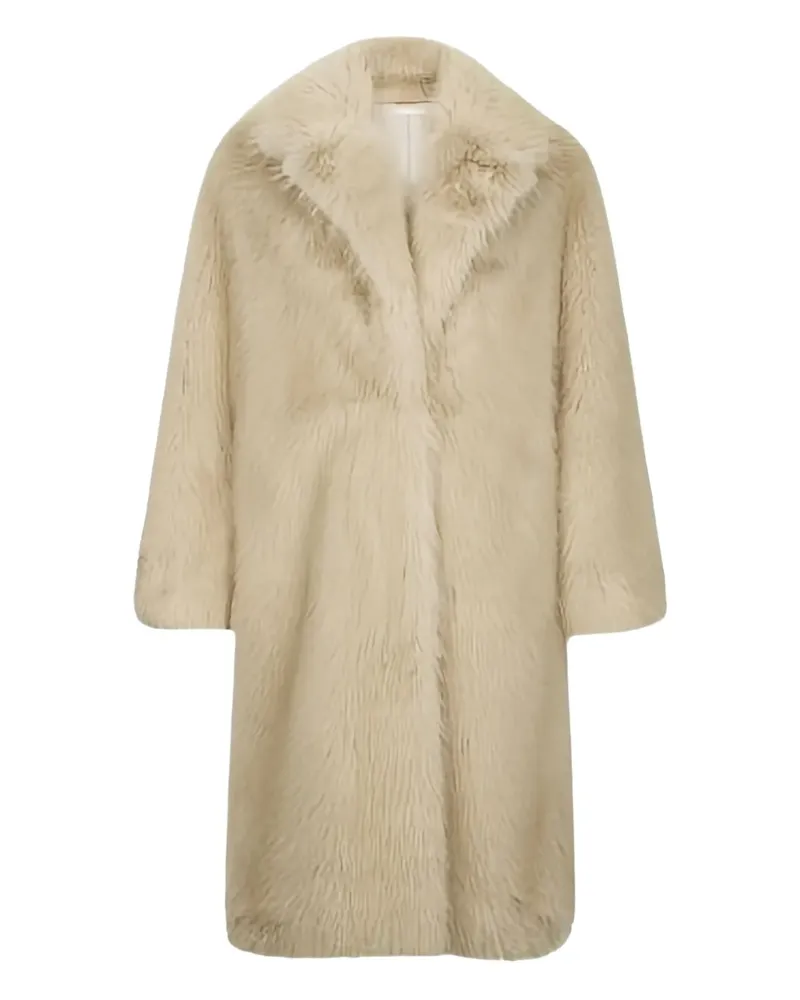 Liu Jo Mantel aus Faux Fur - Nude Nude