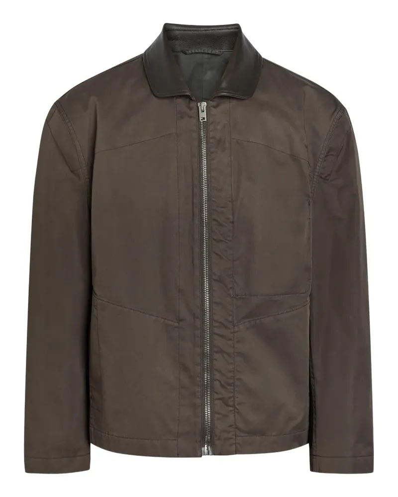 Christophe Lemaire zip-up jacket - Braun Braun