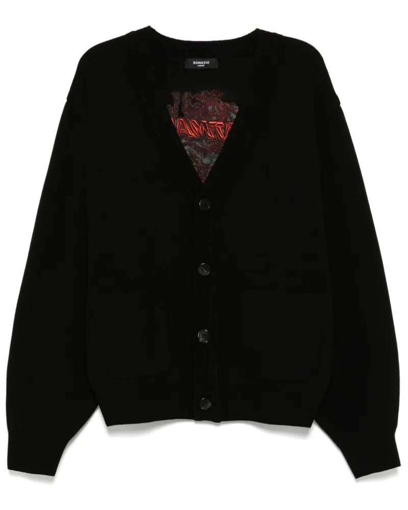 SONGZIO DC Escape Batman Cardigan - Schwarz Schwarz