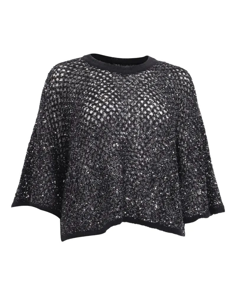 ba&sh 2010-2020s Nate sequin sweater - Schwarz Schwarz