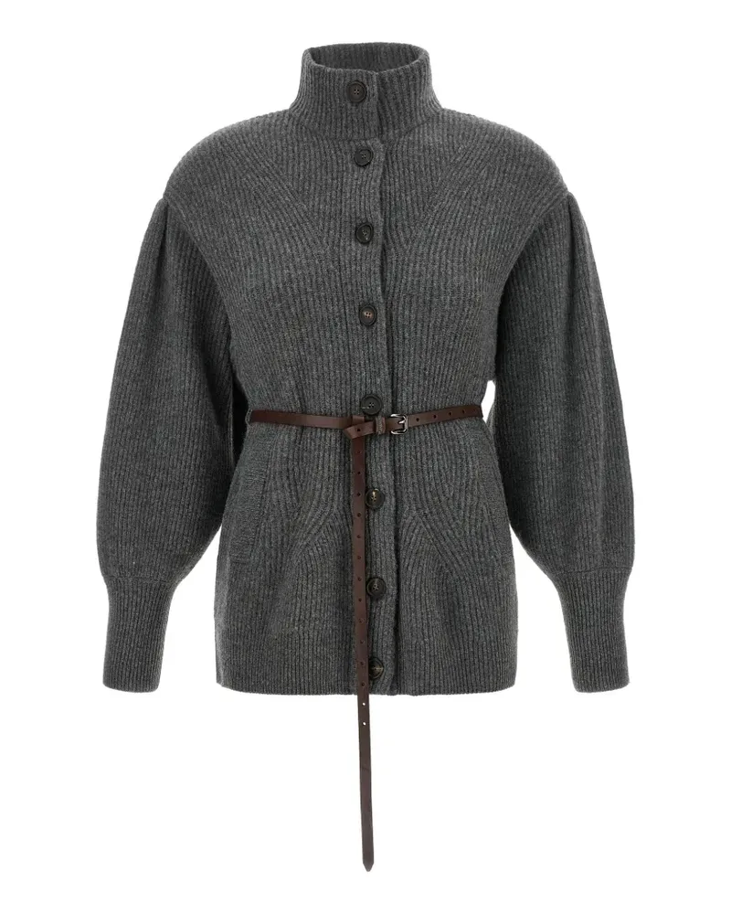 Brunello Cucinelli Cardigan mit Zickzackmuster - Grau Grau