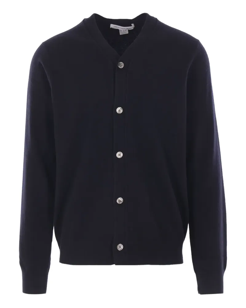 Comme des Garçons Cardigan mit V-Ausschnitt - Schwarz Schwarz