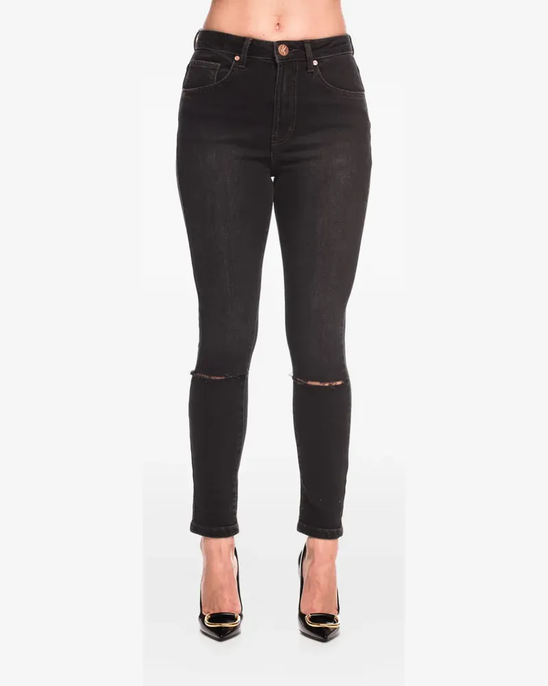 One Teaspoon Freebird distressed jeans - Schwarz Schwarz