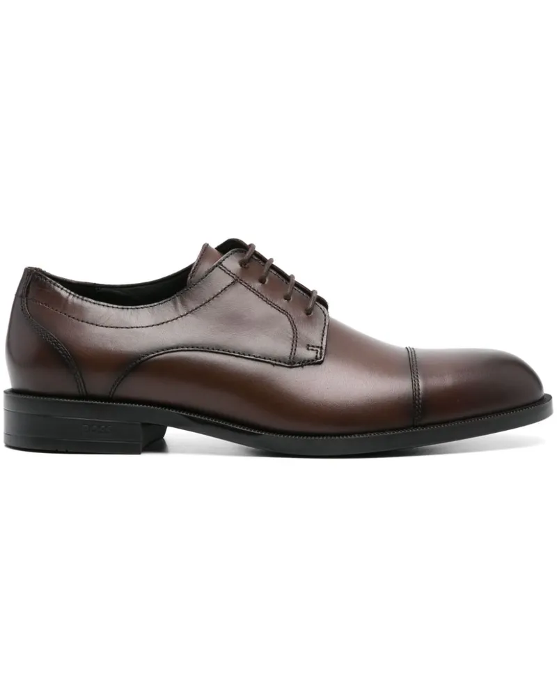 HUGO BOSS Derby-Schuhe aus Leder - Braun Braun