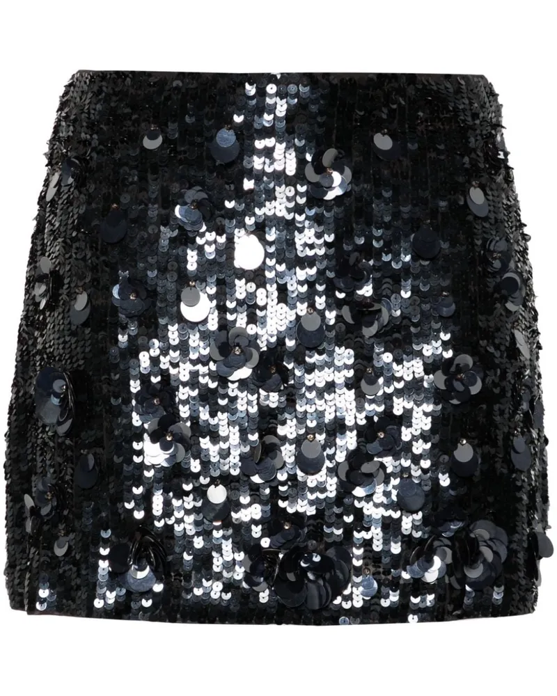 P.A.R.O.S.H. P.A.R.O H. Minirock mit Pailletten - Blau Blau