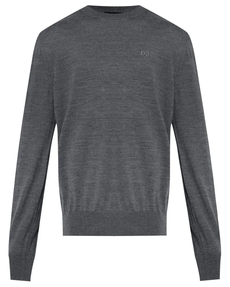 Dsquared2 Pullover mit Logo-Stickerei - Grau Grau