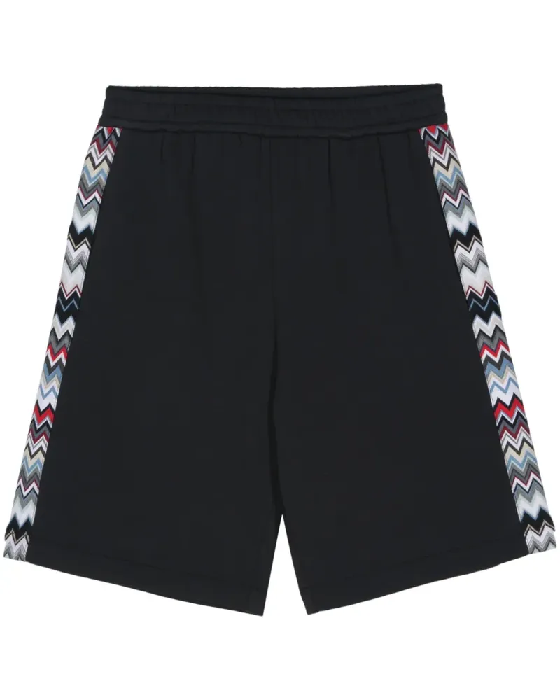 Missoni Shorts mit Zickzack-Detail - Blau Blau