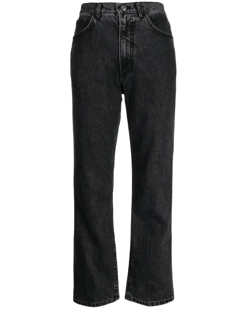 Rachel Comey Halbhohe Schlagjeans - Schwarz Schwarz
