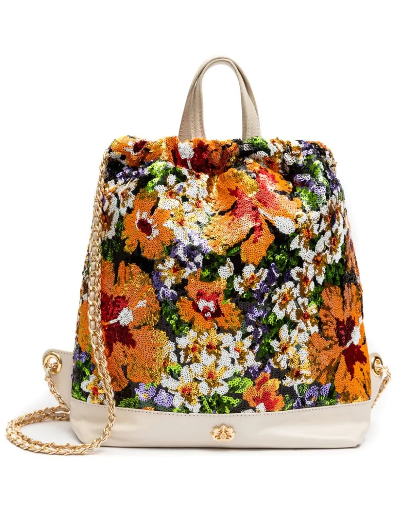 ISLA Rucksack mit Pailletten - Nude Nude