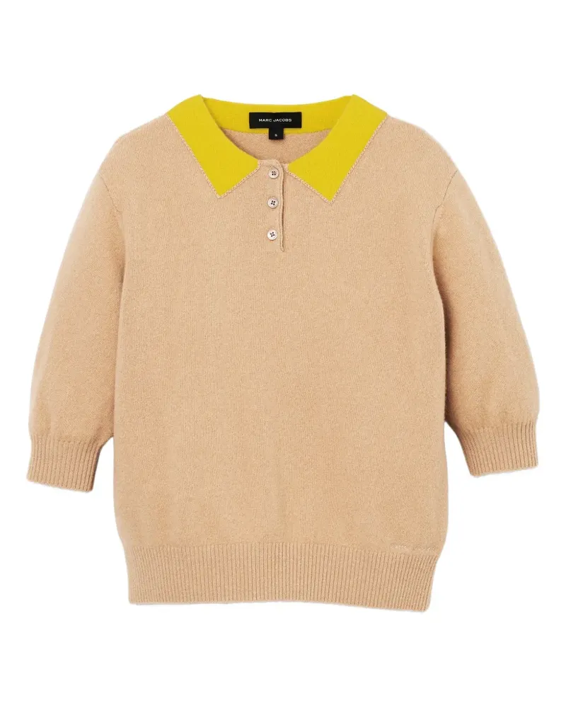 Marc Jacobs Poloshirt mit Kontrastkragen - Braun Braun