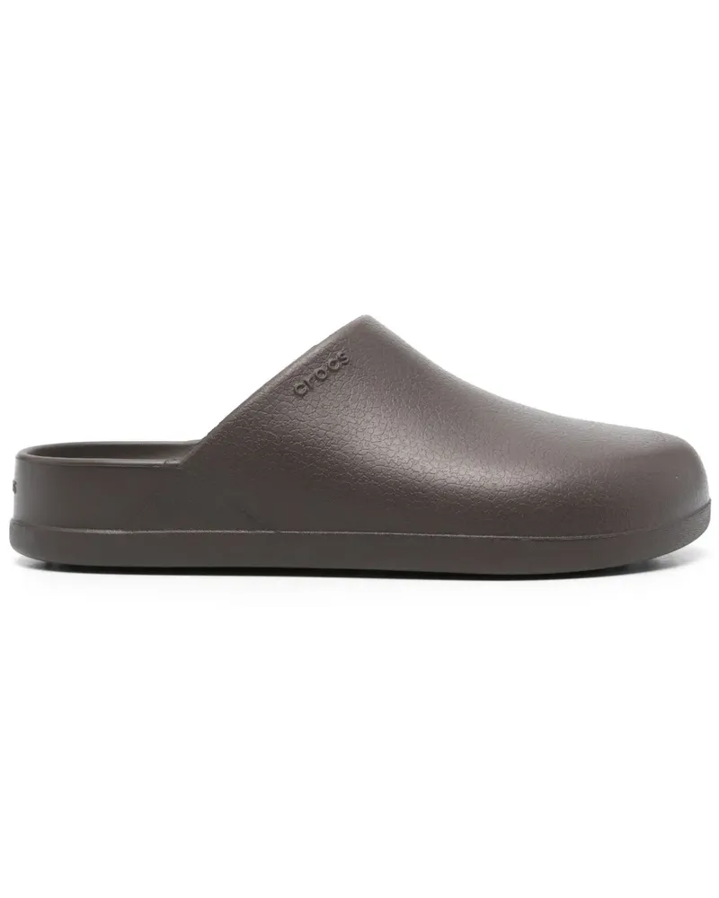 Crocs Dylan Clogs mit Logo-Prägung - Braun Braun