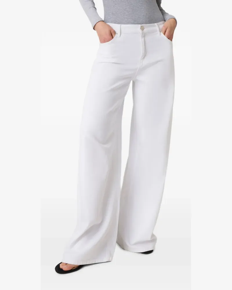 Guess wide-leg pants - Weiß Weiß