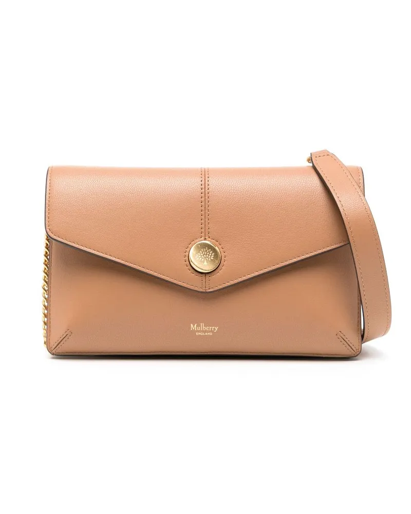 Mulberry Umhängetasche mit Druckknopfverschluss - Nude Nude