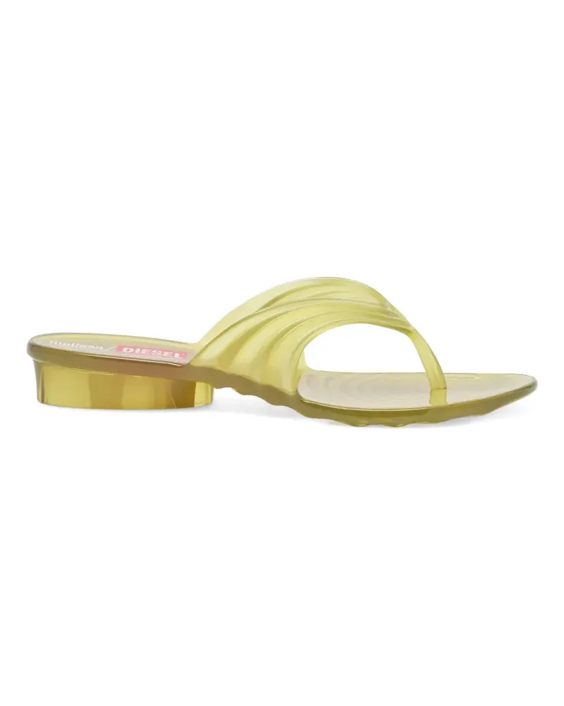 Diesel x Melissa Quantum flip-flops - Gelb Gelb