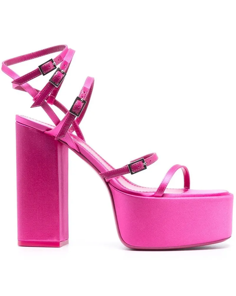 Paris Texas Sandalen mit Plateausohle - Rosa Rosa