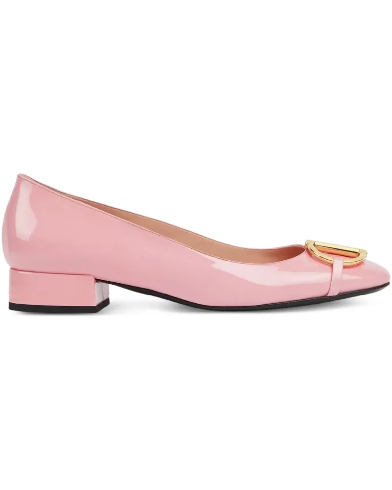 Gucci Flache Pumps mit Horsebit - Rosa Rosa