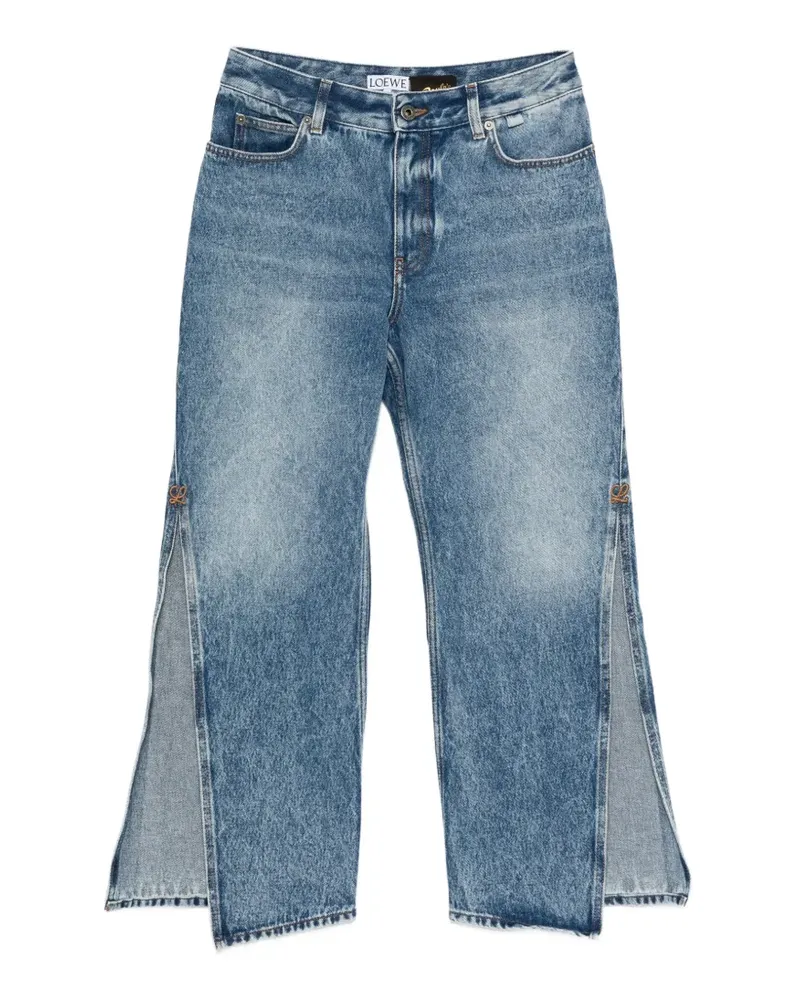 Loewe trousers in denim - Blau Blau